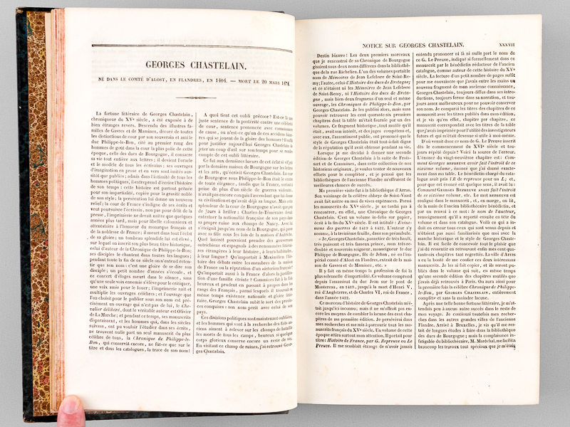 photo n°3 : Choix de Chroniques et Mémoires sur l'Histoire de France : Philippe de Commines : Mémoires sur les règnes de Louis XI et Charles VIII ; Guillaume de Villeneuve : Mémoire sur l'Expédition de Naples ; Olivier de La Marche