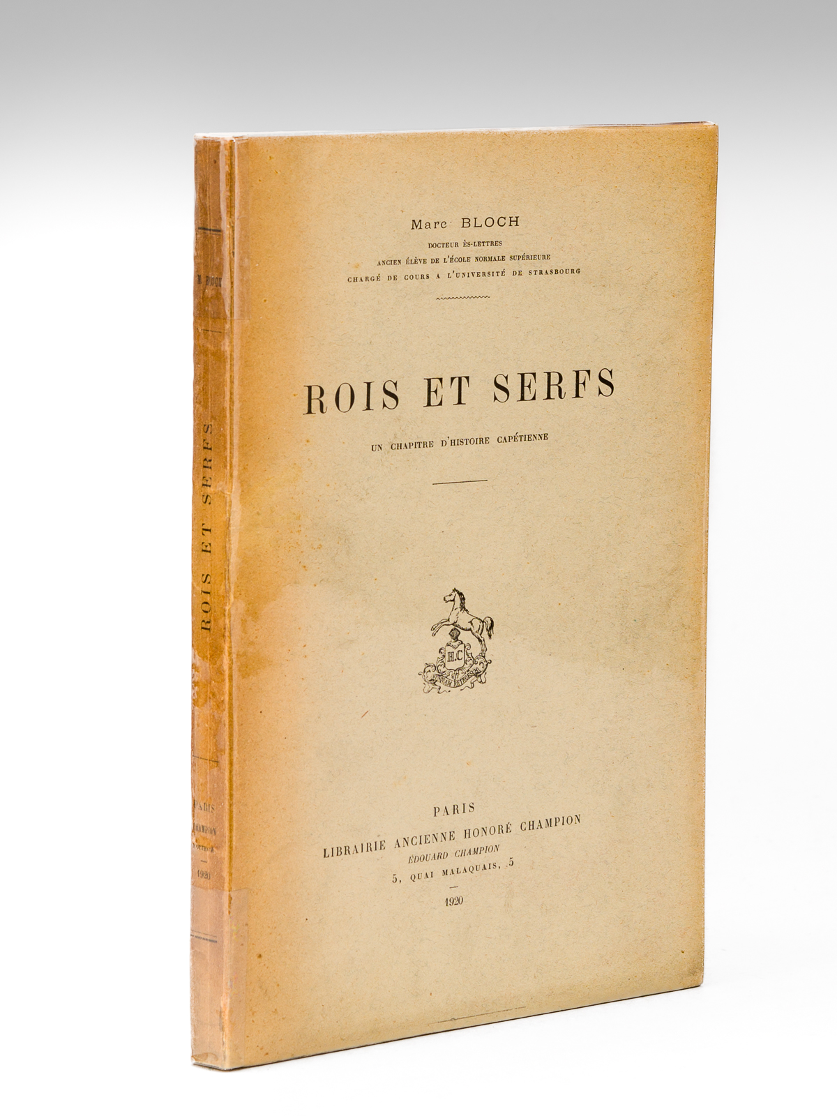Rois et Serfs. Un chapitre d'histoire chrétienne. [ Edition originale ]