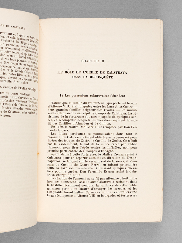 photo n°6 : La chevalerie militaire en Espagne : L'Ordre de Calatrava [ Edition originale - Livre dédicacé par l'auteur ]