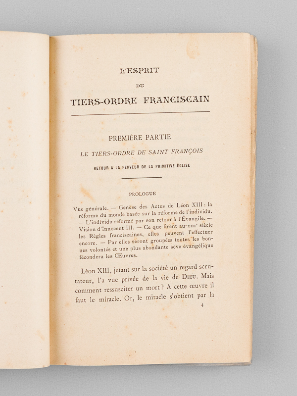 photo n°4 : L'Esprit du Tiers-Ordre Franciscain.