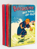 [ Lot de 8 albums anciens de Bécassine ] Bécassine dans la neige 1933 - Bécassine chez les Alliés 1930 - Bécassine, son oncle et leurs amis 1930 - Bécassine voyage 1947 - Les bonnes idées de Bécassi