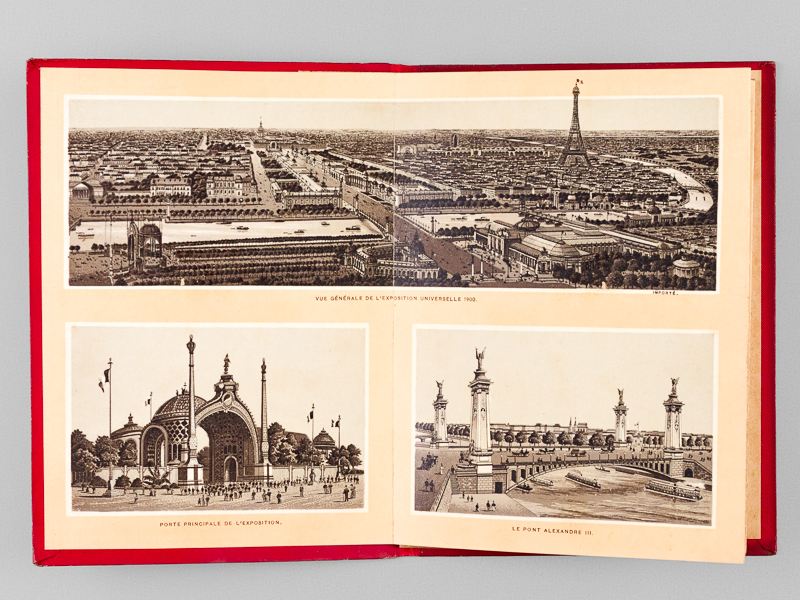 photo n°3 : [ Lot de 3 albums souvenirs de l'Exposition Universelle de 1900 ] Album photographique. Exposition 1900 [ On joint :] Vues de l'Exposition et de Paris 1900 [ On joint :] Souvenir de l'Exposition Paris 1900