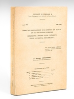 Approche sociologique de l'accident du travail dû au machinisme agricole. Réflexions à propos d'une expérience vécue à l'hôpital de Barbezieux. Thèse pour le doctorat en Médecine vécue &a