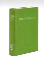 Welsh Medieval Law. Being a text of the Laws of Howel the Good namely the British Museum Harleian ms. 4353 of the 13th century