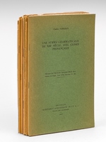 [ Important ensemble de 23 tirés-à-part : ] Notice nécrologique sur M. Gustave Schlumberger, membre honoraire de la Société Nationale des Antiquaires de France (1844-1931) ; Société Nationale des Antiquaire