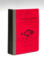 Ichthyonymie Bretonne (3 Tomes - Complet) Tome 1 : Statistiques et systématique ; 2 : Ichthyonymes Bretons ; Tome 3 : Influence de l'Ichthyonymie sur la Thalassonymie, l'Onomastique, les Textes.