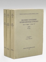Secondo Congresso Internazionale Etrusco Firenze 26 Maggio - 2 Giugno 1985. Atti (Tre Volume - Complete set)