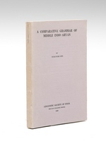 A Comparative grammar of middle indo-aryan [ First edition ]