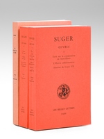 Oeuvres (2 Tomes) Tome I : Ecrit sur la Consécration de Saint-Denis. L'Oeuvre administrative. Histoire de Louis VII ; Tome II : Lettres de Suger. Chartes de Suger. Vie de Suger par le moine Guillaume [ On joint : ] Vie de Louis VI le gros