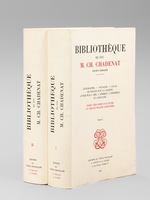 Bibliothèque de Feu M. Ch. Chadenat ancien libraire (2 Tomes - Complet) Géographie - Voyages - Atlas - Ouvrages sur la marine - Livres sur l'Asie, l'Afrique, l'Amérique et l'Océanie.