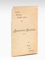 Association Landaise 1894 [ On joint : ] Association Landaise 1896-1897. Chalosse, Maransin, Grande Lande, Adour, Gave, Midouze