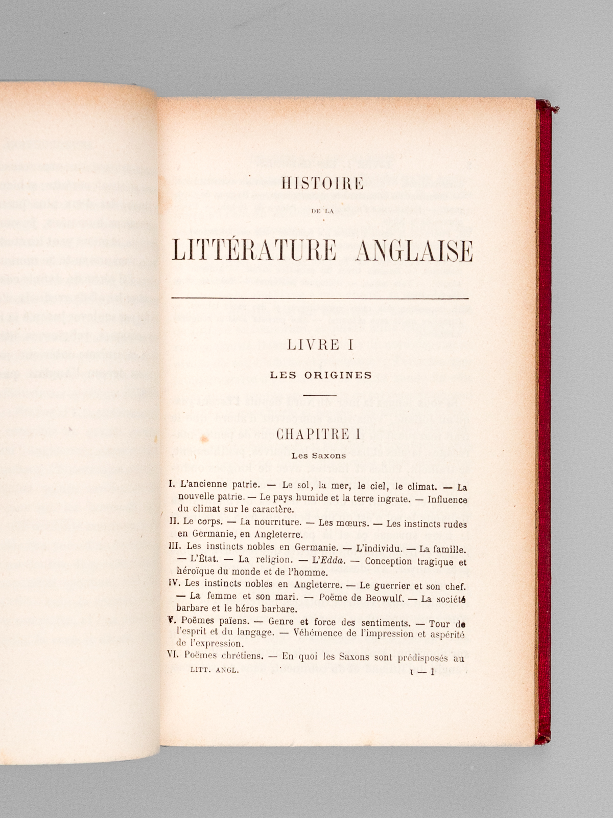 photo n°3 : Histoire de la Littérature Anglaise (5 Tomes - Complet)