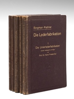 Die Lederfabrikation. Praktisches Handbuch für die gesamte Lederindustrie (5 Bände - Full set) I : Die Unterlederfabrikation ; II : Die Oberlederfabrikation ; III : Die Feinlederfabrikation ; IV : Die Chromgerbung ; V : Die Mineralgerbung