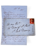 Autograph signed letter, dated April 16, 1866, sent to the Dean of St Pauls' : « Dear Dean, Comforting rumours reached me, while I was so ill, of the kind interest you took in me, for which forst let me thank you with all my heart. I reall