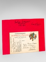 [ Carte autographe signée adressée à Fernand Hauser : ] 'Avec mes bons souvenirs, mon cher poëte, l'espoir de vous rencontrer bientôt. C'est très possible... Les dieux vous gardent'