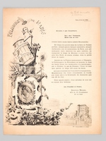 Félibrige de Paris [ Grand programme et bulletin d'inscription pour la Fête annuelle des Félibres Parisiens, le dimanche 20 juin 1886, à Sceaux ]