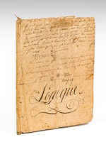 Cours de philosophie de l'abbé Jean-François de Valrivière An 1801 - 1802 [ Cours manuscrit de logique rédigé par un étudiant ]