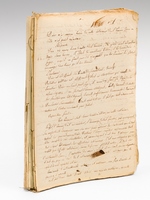 Cours manuscrit de Philosophie et notes de cours diverses dont Ode d'Anacréon et Art poétique d'Horace [ Notes de cours manuscrites d'un étudiant de Limoges et Guéret, Léon Lemaigre-Dubreuil, 1820-1821 ]