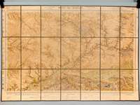Mont-de-Marsan. Carte topographique de l'Etat-Major. Carte géologique détaillée