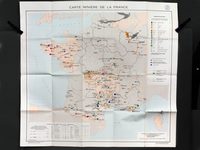 Carte Minière de la France