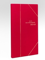 Log of H.M.S. Northumberland 1815-16 [ Log of the Proceedings of H.M.S Northumberland from the 2th August 1815 to the 15th August 1816 - Voyage à Sainte-Hélène ]