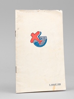 Fête aérienne donnée à l'occasion du Baptême de la Promotion Adj-Chef Carlier, le 2 Juillet 1938. Programme