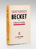 Becket ou l'Honneur de Dieu [ Edition originale - Livre dédicacé par l'auteur ]