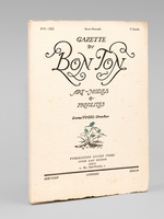 Gazette du Bon Ton. Art - Modes & Frivolités. Année 1922 - 5e Année - Numéro 8 - Revue Mensuelle [ Avec 6 croquis en couleurs sur 8 et 4 planches en couleurs sur 8 ]