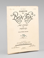 Gazette du Bon Ton. Art - Modes & Frivolités. Année 1920 - 3e Année - Numéro 9 - Revue Mensuelle [ Avec 1 planche en couleurs sur 8 et 4 Croquis sur 4 ]