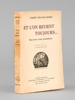 Et l'on revient toujours - Souvenirs d'une comédienne [ exemplaire signé par l'auteur ]