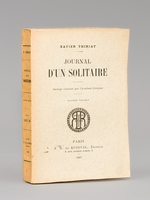 Journal d'un Solitaire. [ Journal d'un solitaire et voyage à la Schlucht par Gérarmer, Longemer et Retournemer ]