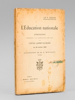[ Ensemble de 5 discours à la Distribution des Prix de l'école Albert-le-Grand d'Arcueil ] Distribution des Prix du lundi 27 juillet 1891. Discours du T.R.P. Didon. Allocution de M.Odent [ Avec : ] Distribution solennelle des Prix 20 juillet