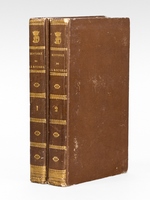 Histoire et la Vie et des Ouvrages de J.-J. Rousseau (2 Tomes - Complet) [ Edition originale - Exemplaire au chiffre de Louis-Philippe, Bibliothèque du Château d'Eu ]