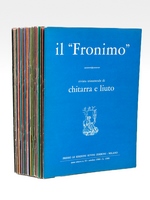 Il 'Fronimo'. Rivista trimestrale di chitarra e liuto [ Du n°1 ottobre 1972 au n° 33 ottobre 1980 : 8 Années complètes en 33 numéros ]