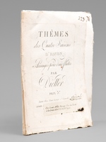 Thêmes des Quatre Saisons d'Haydn arrangés pour deux flûtes par Dietler (2 Partitions - Complet) Flauto I & II