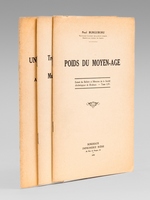[ Lot de 3 tirés-à-part : ] Poids du Moyen-Age [ On joint : ] Trois étalons de mesures linéaires au Musée d'Art ancien de Bordeaux [ On joint :] Un étain bordelais du XVIIe siècle au Musée d'Art anci