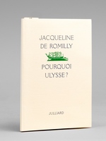 Pourquoi Ulysse ? [ Livre signé par l'auteur ]