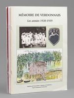Mémoire de Verdonnais (6 Numéros) Les Années 1920-1939 - Les Années 1945-1960 1ère partie - Les Années 1945-1960 2e partie - Les Années 1960-1975 - Les Années 1975-1990 1ère partie - Les Ann&e