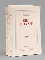 [ Lot de 3 livres dédicacés par l'auteur à Maurice Druon ] Dieu et la NRF 1909-1949 - Le diable et la NRF 1911-1951 - Autour de Dieu et le diable à la NRF. Notules