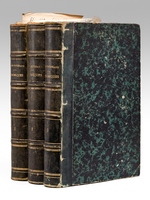 Les Chroniques de Sire Jean Froissart (3 Tomes - Complet) [ Exemplaire de travail annoté par Maurice Druon pour la rédaction des 'Rois Maudits' ] Qui traitent des Merveilleuses Emprises, Nobles Aventures et Faits d'armes advenus en son Temps