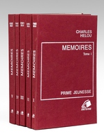 Mémoires (5 Tomes - Complet) [ Livre dédicacé par l'auteur à Maurice Druon ] Tome I : Prime jeunesse ; II : Présence palestinienne et accord du Caire ; III : Accord du Caire. Documents ; IV : Les Vérités d'