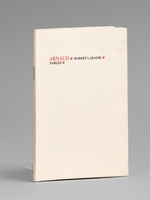 Arnaud [ Edition originale - Livre dédicacé par José Cabanis à Maurice Druon ]