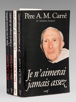 Je n'aimerai jamais assez, Journal 1970-1987 ; Des heures de grand sens, journal 1988-1990 ; Vient le temps de chanter, journal 1991-1993 ; Tout m'est buisson ardent, Journal 1994-1997 [ Lot de 4 livres sign&eacute;s par l'auteur - Envois &agrave; Maurice