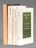 [ Lot de 4 livres d&eacute;dicac&eacute;s par l'auteur &agrave; Maurice Druon : ] Des Ch&acirc;teaux en Allemagne - Com&eacute;dies italiennes - Le plus grand peintre vivant est mort - Et Gulliver mourut de sommeil