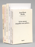 [ Lot de 6 ouvrages d&eacute;dicac&eacute;s par l'auteur &agrave; Maurice Druon ] Et des amours desquelles nous parlons... - Ce rendez-vous avec la gloire - Rien ne va plus... Nouvelles - Battements de coeur - Com&eacute;die des Apparences - Lettre &agrav