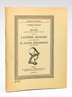 Discours prononc&eacute;s dans la s&eacute;ance publique tenue par l'Acad&eacute;mie Fran&ccedil;aise pour la r&eacute;ception de M. Claude L&eacute;vi-Strauss le jeudi 27 juin 1974 [ Livre d&eacute;dicac&eacute; par Jean d'Ormesson &agrave; Maurice Druon