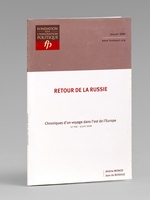 Retour de la Russie - Chroniques d'un voyage dans l'est de l'Europe 27 mai - 9 juin 2006