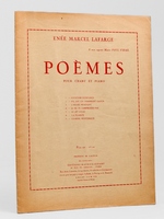 Po&egrave;mes pour chant et piano [ Exemplaire sign&eacute; par l'auteur ]