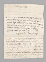 [ Indult d'exclaustration dat&eacute; du 17 f&eacute;vrier 1791, pour un pr&ecirc;tre Carme du dioc&egrave;se de Besan&ccedil;on ] : 'Bernardinus Seguin Presbyter et Frater Ordinis Fratrum Beat&aelig; Mari&aelig; Virginis de Monte Carmelo [...] humiliter