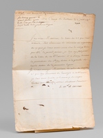 [ Lettre autographe sign&eacute;e du Mar&eacute;chal de Catinat, dat&eacute; du Camp de Veillane, le 2 juin, 1696, 'sur le rang que le Grand Prieur', Philippe de Bourbon 'a choisy &agrave; l'arm&eacute;e d'Italie' ] 'J'ay receu, Monsieur, la lettre du 23: